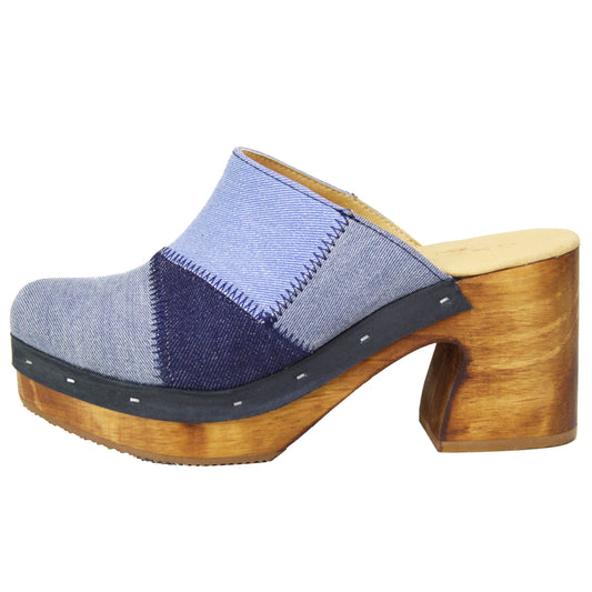 CLOG JEANS PATCHWORK